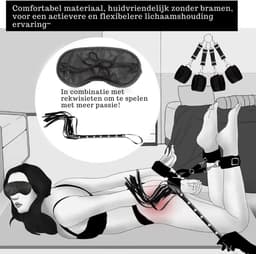 Aura® Sex Schommel - Sex Swing Extra Stevig – Seksschommel – Seksspeeltjes voor Koppel – Seks Schommel BDSM – Erotiek Toys - Vastbinden Vrouwen - Porno Schommel - Neuken - Sex Sling – Love Swing – Discreet Verpakt - Zwart - 32cm x 25cm x 11cm — thumbnail 3