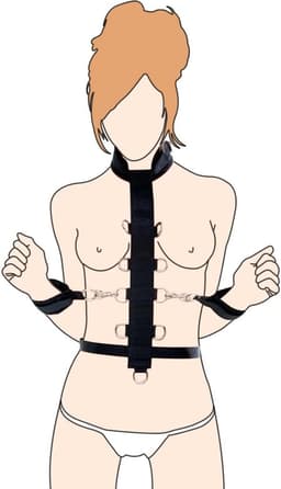 Killogood Bondage set met halsband en handboeien – erotisch BDSM accessoire — thumbnail 6