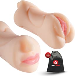 Quick Relief Tessa™ - Masturbator - Pocket Pussy - 3 in 1 - Blowjob Simulator - Seks Toys voor Mannen - Kunstvagina - voor Heren - Sex Speeltje - Zelf aftrekken - Seks - Stroker — thumbnail 1