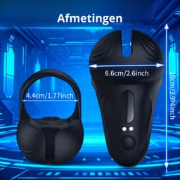 Luxe Vibrerende Cockring – Cockring met 10 Vibratie Standen – Penisring – Cockring – Discreet & Oplaadbaar – Seksspeeltje voor Mannen en Koppels — thumbnail 4