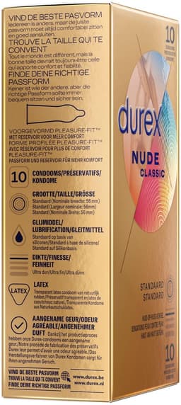 Durex - Condooms Nude Huid-Op-Huid Gevoel 10st - Ultra Dun — thumbnail 7