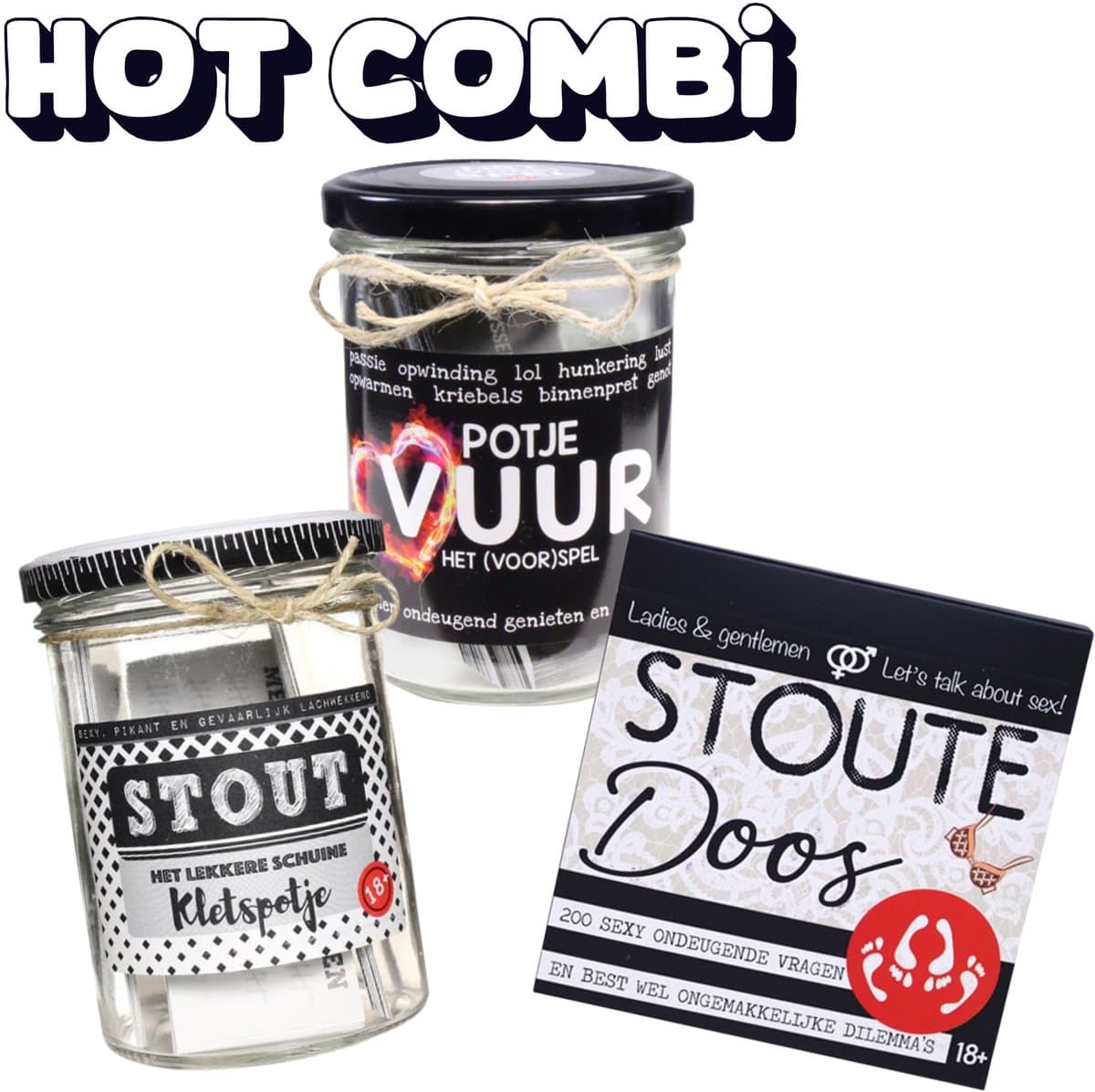 De Kletspot Hot Combi, stoute en ondeugende kletskaartjes en challenges — afbeelding 1