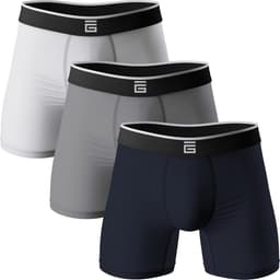 Bamboe Boxershorts Heren, Voordelige Boxers met Vochtafvoerende Technologie, Losse Pasvorm voor Dagelijks Draagcomfort — thumbnail 1