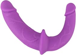 Sweet Smile Super Soft Double Voorbind Dildo - Strap-on met Uitneembaar Dubbele Dildo - Realistische Vloeibare Siliconen Dubbele Dildo 32 cm — thumbnail 6