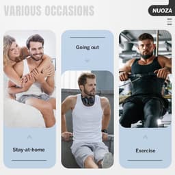 Heren Tanktops 3/5 Pack - Diverse Kleuren - 100% Katoen - Hoge Kwaliteit - Ondergoed voor Mannen - Niet Krimpend en Ondoorzichtig — thumbnail 2