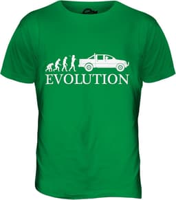 Heren T-shirt Pickup Truck Evolutie Print - Cadeau voor Autoliefhebbers — thumbnail 3