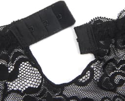 Zeloria Erotische Lingerie Jarretelgordel met Bijpassende Slip – Luxe Kant – Zwart – XL/XXL — thumbnail 8