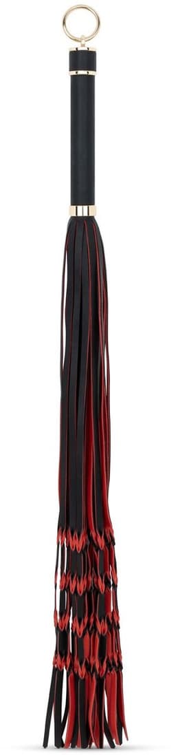 Fetish Collection - Flogger 64 cm - Rood en Zwart — thumbnail 5