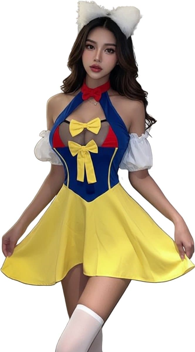 Cosplay Anime rollenspel - Wijde rok - Poppetje - Inclusief kousen - BDSM — afbeelding 1