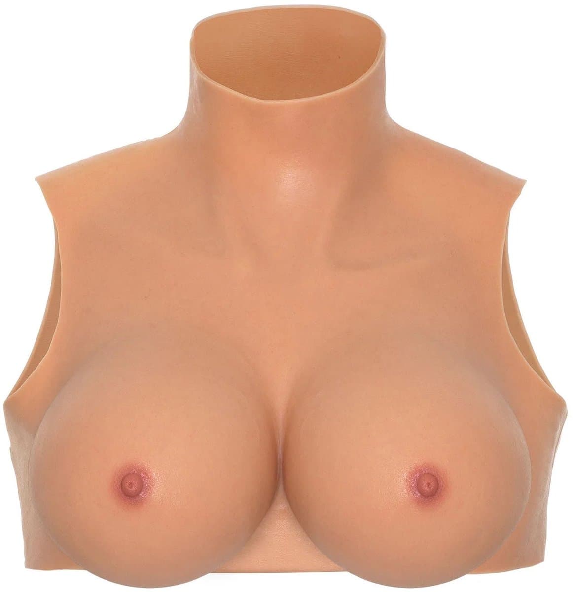 Siliconen Borsten met een Crop Top - Cupmaat G - Siliconen Borsten Crop Top Voor Je Eigen Persoonlijkheid of Rollenspel - Geschikt voor maat S-M-L — afbeelding 1