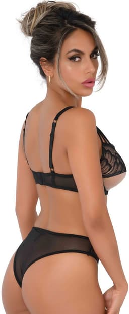 Daring - Slip Met Open Kruis - Zwart - M/L — thumbnail 3