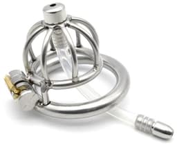 Nooitmeersaai - Kuisheidskooi met dilator - Metaal - 40mm - incl. slot — thumbnail 3