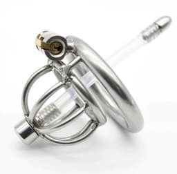 Nooitmeersaai - Kuisheidskooi met dilator - Metaal - 40mm - incl. slot — thumbnail 4