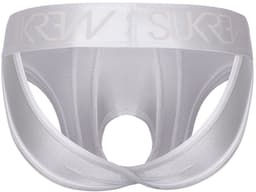 SUKREW U-Style V-Brief White Shimmer - MAAT M - Erotisch Heren Ondergoed - Slip voor Man - Sexy mannen Slip — thumbnail 3
