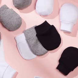 9 Paar Baby Wanten Katoen Anti-Kras Handschoenen Geboorte Unisex 0-6 Maanden — thumbnail 6