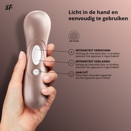 Satisfyer Pro 2 + Handfull Dildo + Ivy Lux Bullet Vibrator – Luchtdruk Vibrator & Clitoris Stimulator – 2-in-1 Seksspeeltjes Set voor Vrouwen – Waterdicht & Fluisterstil — thumbnail 4