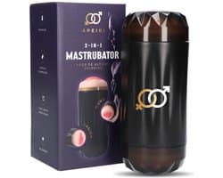 Masturbator voor Man - Pocket Pussy - Vagina en Mond - 2-in-1 - Kunstvagina - Nepvagina - Seksspeeltje - Masturbator Vagina en Mond - Blowjob Stimulator - Sexspeeltje - Zeer Realistisch en Discreet - Nep Kut - Geluidloos - Sekspop - Sexpop