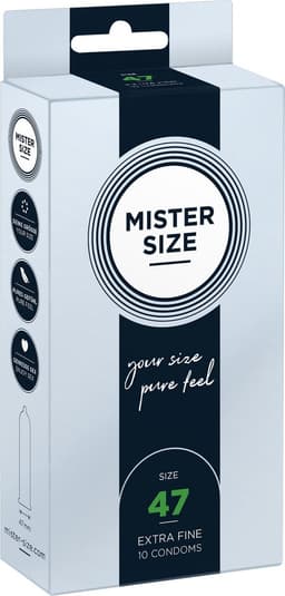 MISTER SIZE 47 Ultra Dunne XS condooms 36 stuks (verkrijgbaar in 7 maten) — thumbnail 2