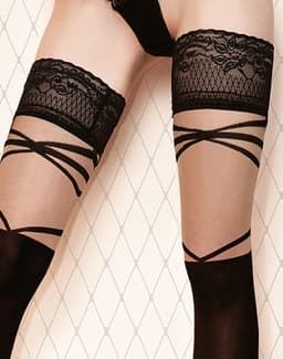 Ballerina - Fantasy Hold-Up - Kousen (20/40 denier) - Zwart — thumbnail 2