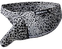 Heren slip luipaard - Gesloten slurf - Erotische string - Pouch