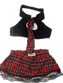 BamBella ® Sexy erotische uniform - Maat M/L - Schoolmeisje Rollenspel kleding outfit dames — thumbnail 3