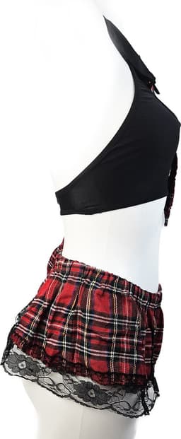 BamBella ® Sexy erotische uniform - Maat M/L - Schoolmeisje Rollenspel kleding outfit dames — thumbnail 2
