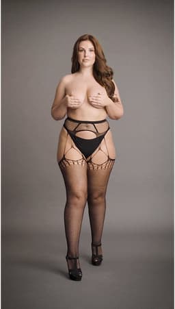 Gescheurde Stay-up Panty - Plus Size — thumbnail 19