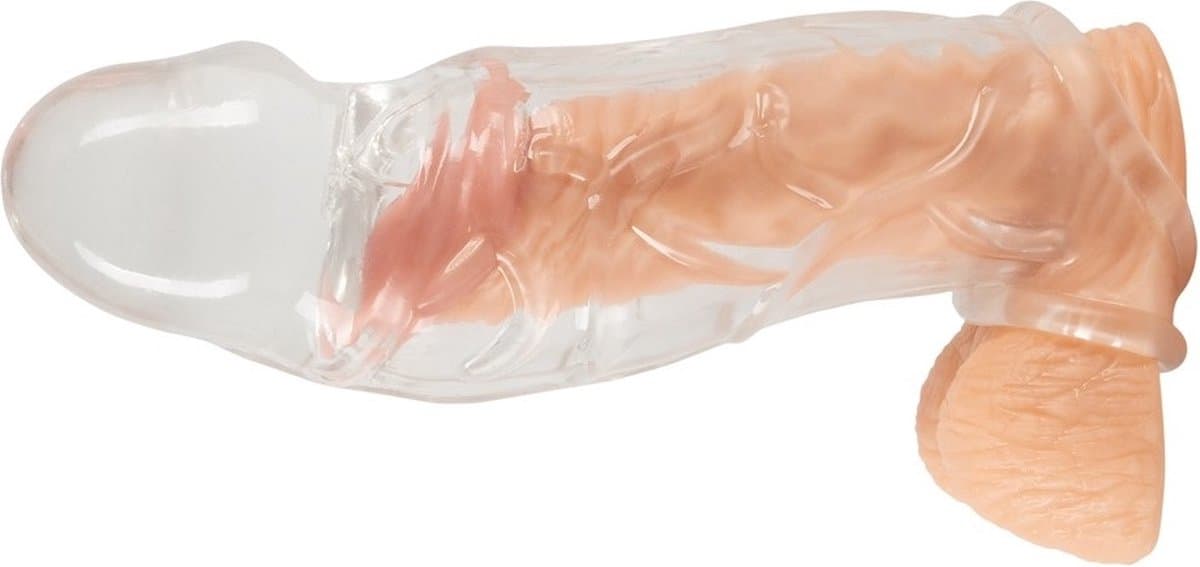 Crystal Clear Penis Sleeve wit — afbeelding 1