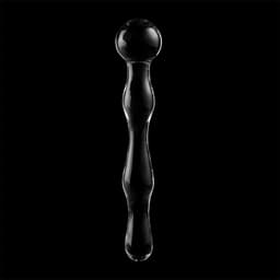 NEBULA SERIES BY IBIZA - MODEL 13 DILDO BOROSILICATE GLASS 18 X 3.5 CM CLEAR | GLAS DILDO | FANTASY DILDO | ANALE DILDO | SEX TOYS VOOR KOPPELS | SEX TOYS VOOR MANNEN | SEX TOYS VOOR VROUWEN — thumbnail 2