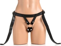 Velvet Kiss Strap-On Harnas - Zwart — thumbnail 1