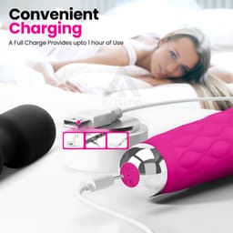 Intenss Vibrator Massager - Multifunctionele Stimulator - Seksspeeltje voor Vrouwen en Koppels - INTENSS Pure Series - Pink Bride — thumbnail 3