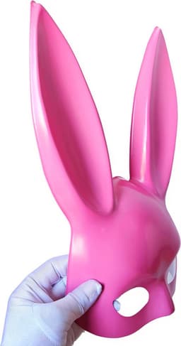 BamBella ® - Masker Erotische Sex Bunny Roze Konijn sexy Rollenspel kleding accessoire — thumbnail 7