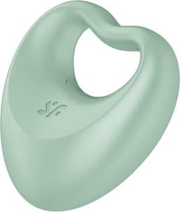 Satisfyer 2-in-1 vingervibrator en penisring 'Perfect Pair 3', 6,5 cm, lichaamsvriendelijke siliconen, oplaadbaar — thumbnail 1