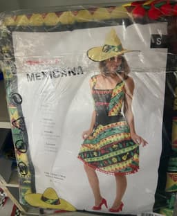 Kinky Mexicaanse Fiesta Verkleedjurk met Sombrero – Verleidelijke Outfit voor Rollenspel – Maat S — thumbnail 3