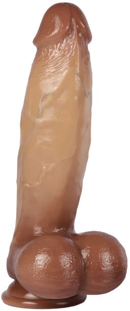 Ultra Realistische Siliconen Dildo - Dildo Lengte 24 cm - Diameter 5.5 cm — thumbnail 4