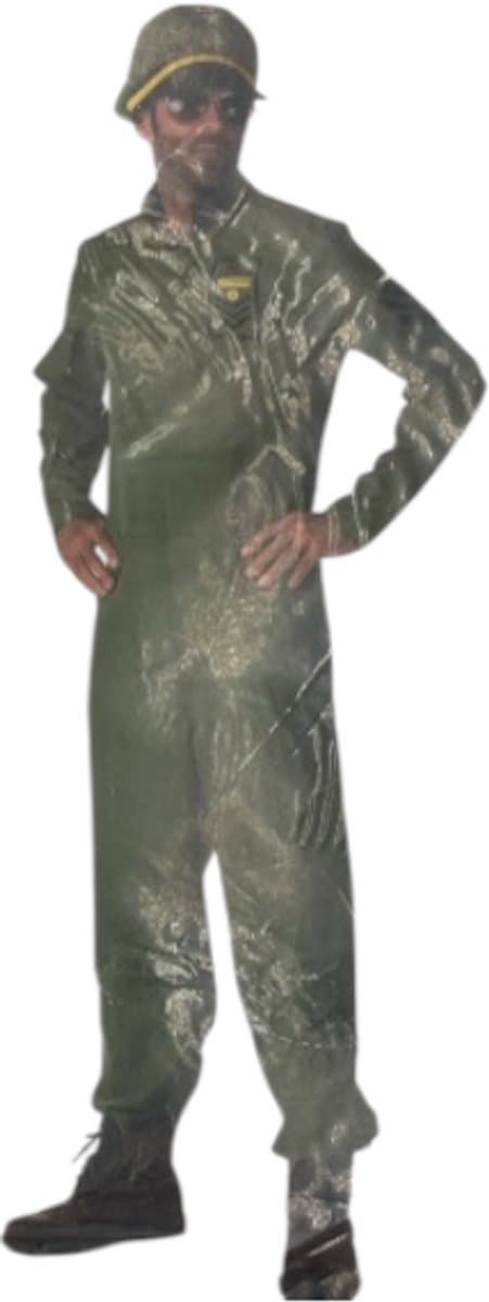Verleidelijke Luchtmacht Piloot Overal Airpower 1– Erotische Jumpsuit met Pet – Maten L — afbeelding 1