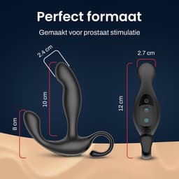 Prostaat Vibrator Mannen - met afstandsbediening - 20 standen - Sex toys - Speeltjes - Voor mannen en koppels - Erotiek - Anaal - Stimulator - Remote controlled massager - Jespro — thumbnail 10