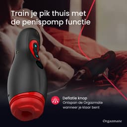 Orgazmate - Sara de Masturbator Voor Man - Sex Toys Voor Mannen - Met Warmtefunctie, APP Control & Mobiele Houder - 9 Zuig & Vibratiestanden - Pocket Pussy - USB Oplaadbaar — thumbnail 9