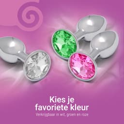 Metalen Buttplug Set Voor Mannen en Vrouwen – Butt Plug - Roze — thumbnail 8