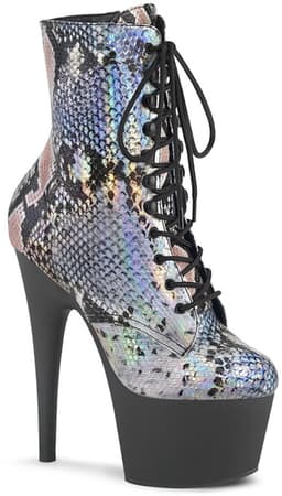 Pleaser - ADORE-1020SP Plateau Laarzen, Paaldans schoenen - Paaldans schoenen - 39 Shoes - Zwart/Multicolours — thumbnail 1