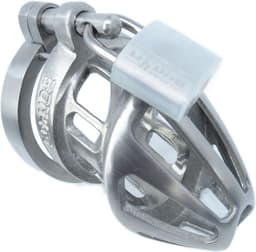 BON4MHinged RVS Small & Medium kuisheidskooi Male Chastity Cage Stainless Steel Chastity Device — thumbnail 9
