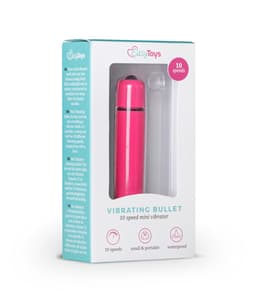 EasyToys - Mini Bullet Vibrator met 10 Standen - Bulletvibrator - Vibrators voor Vrouwen - Vibrators - Roze — thumbnail 7