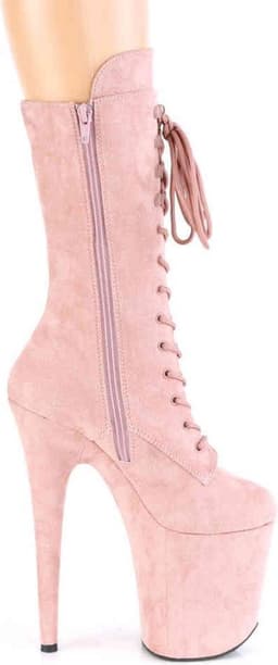 Pleaser - FLAMINGO-1050FS Plateau Laarzen, Paaldans schoenen - Paaldans schoenen - 35 Shoes - Roze — thumbnail 5