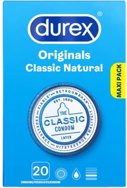 Durex - Condooms - Classic Natural - 4 x 20 stuks - Voordeelverpakking — thumbnail 15