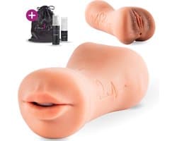 ME'ADAM - Amaze Dolls Julia Pocket Pussy voor Man - 3 in 1 – Sex Toys Voor Mannen en Koppels – Blowjob - Masturbator voor man - met Mond Kont en Vagina