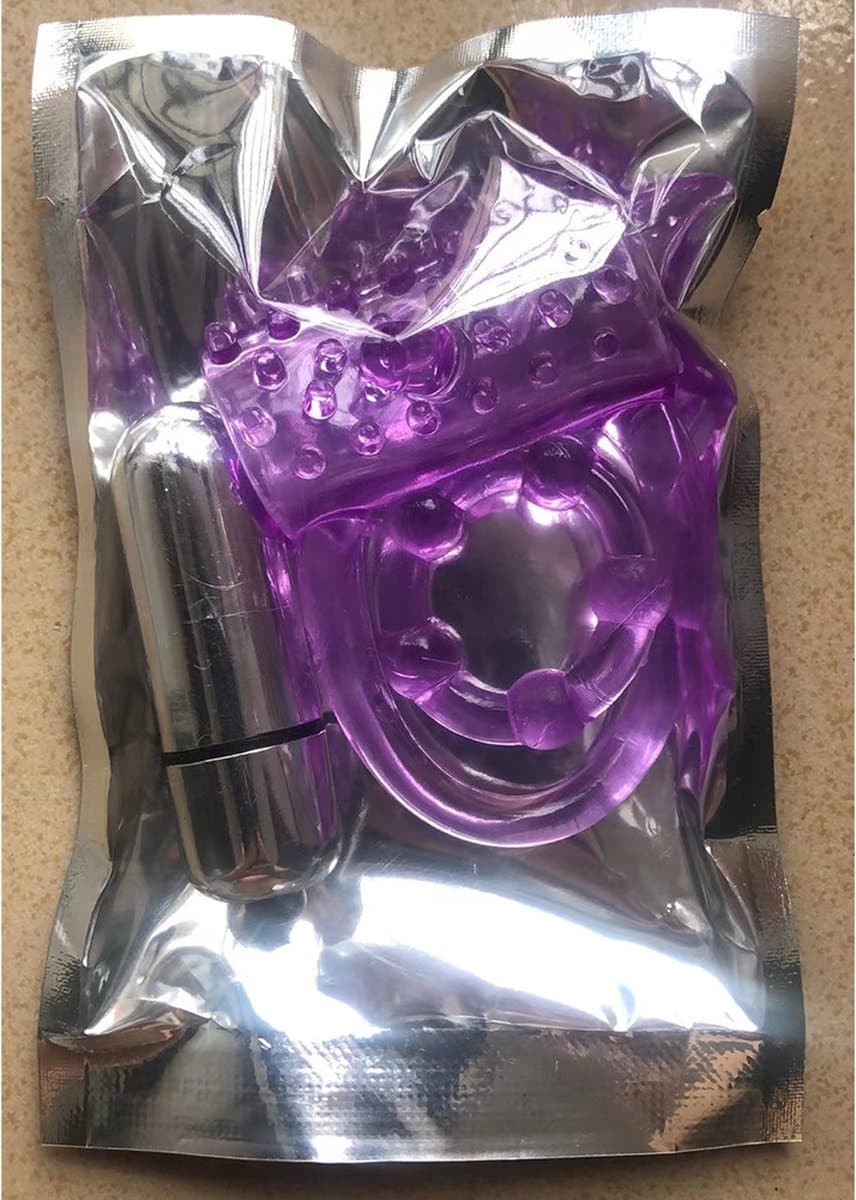 Cockring, vibrerend, Penis, clitoris, ejaculeren, bed speeltje, seks, vibrator, siliconen, mannen, vrouwen, Toys4enjoy — afbeelding 1