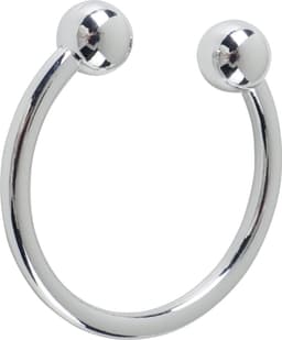 Banoch | Glansring Betty Ø 25 mm | metalen eikelring | hoefijzer cockring — thumbnail 1