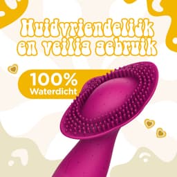 PureVibe® SoftSwirl Unieke Clitoris Massager en Stimulator - Vibrator - Vibrators voor Vrouwen - Fluisterstil & Discreet - Erotiek Sex Toys voor koppels - Vibromasseur Homme & Femme - Roze — thumbnail 2
