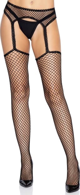Net stockings with garter belt — thumbnail 3