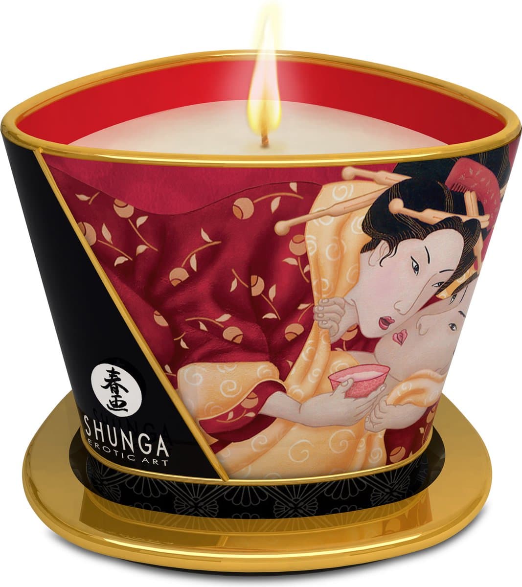 Shunga - Massagekaars - Strawberry Wine — afbeelding 1